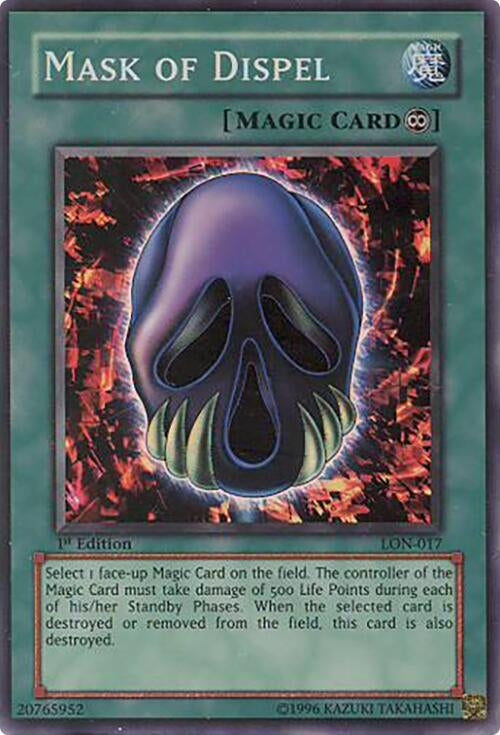 Image for Mask of Dispel (LON-017) (LON) - YuGiOh