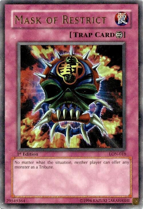 Image for Mask of Restrict (LON-018) (LON) - YuGiOh