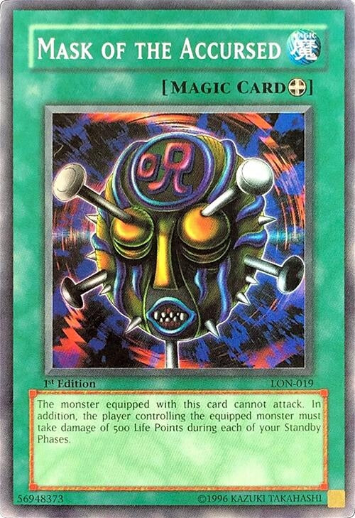Image for Mask of the Accursed (LON-019) (LON) - YuGiOh