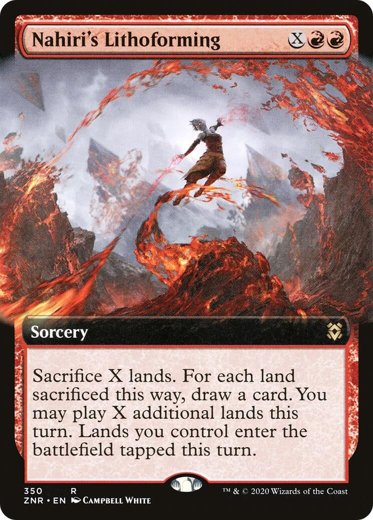 Image for Nahiri's Lithoforming (Extended Art) (350) (Zendikar Rising) - Magic: The Gathering