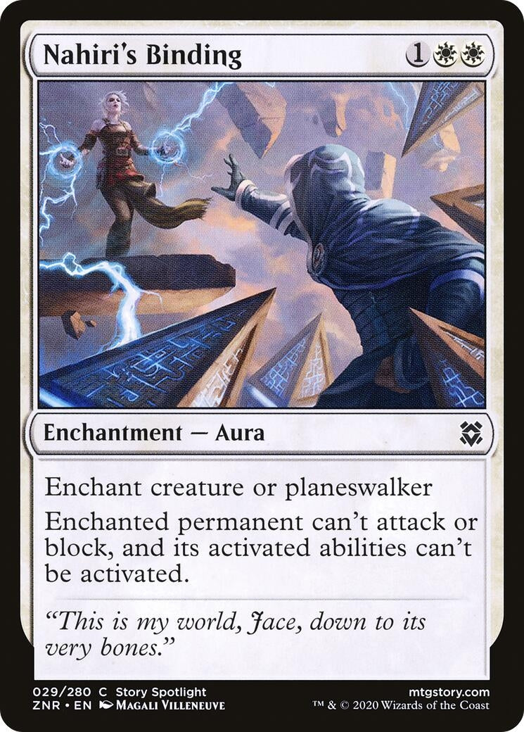 Image for Nahiri's Binding (29) (Zendikar Rising) - Magic: The Gathering