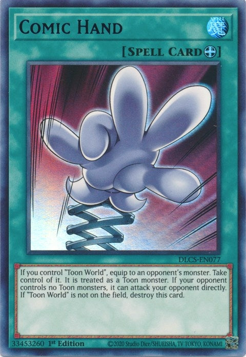Image for Comic Hand (Purple) (DLCS-EN077) (DLCS) - YuGiOh