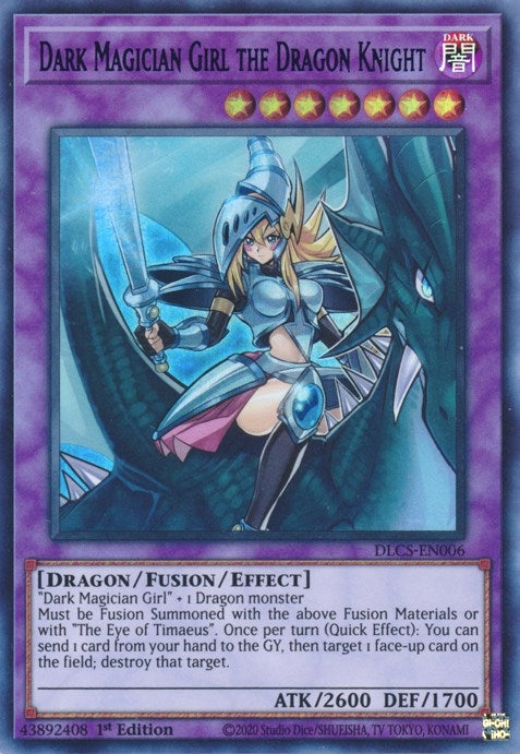 Image for Dark Magician Girl the Dragon Knight (Green) (DLCS-EN006) (DLCS) - YuGiOh