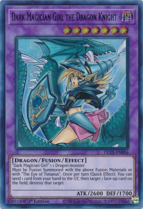 Image for Dark Magician Girl the Dragon Knight (Alternate Art) (Purple) (DLCS-EN006) (DLCS) - YuGiOh