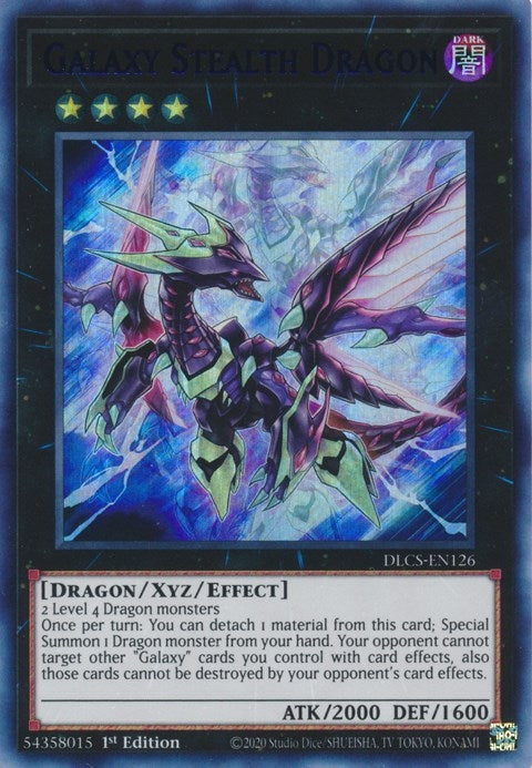 Image for Galaxy Stealth Dragon (Green) (DLCS-EN126) (DLCS) - YuGiOh