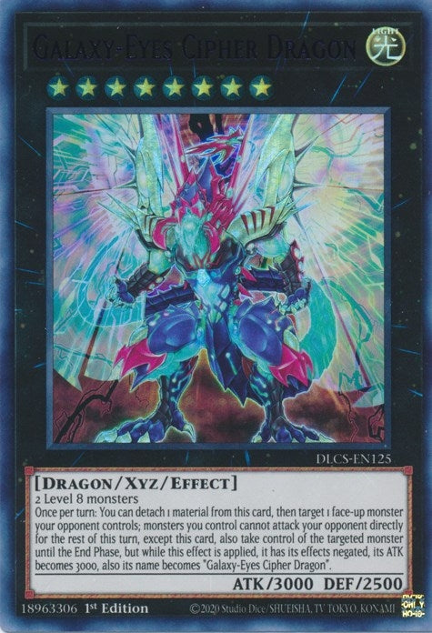 Image for Galaxy-Eyes Cipher Dragon (Purple) (DLCS-EN125) (DLCS) - YuGiOh