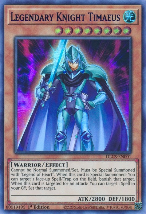 Image for Legendary Knight Timaeus (Purple) (DLCS-EN001) (DLCS) - YuGiOh