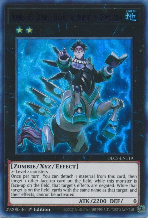 Image for Number 45: Crumble Logos the Prophet of Demolition (Purple) (DLCS-EN119) (DLCS) - YuGiOh