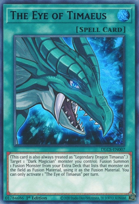 Image for The Eye of Timaeus (Purple) (DLCS-EN007) (DLCS) - YuGiOh