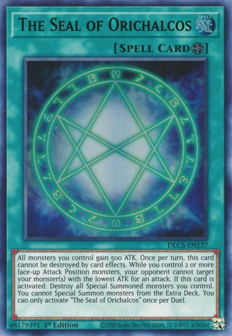 Image for The Seal of Orichalcos (Green) (DLCS-EN137) (DLCS) - YuGiOh
