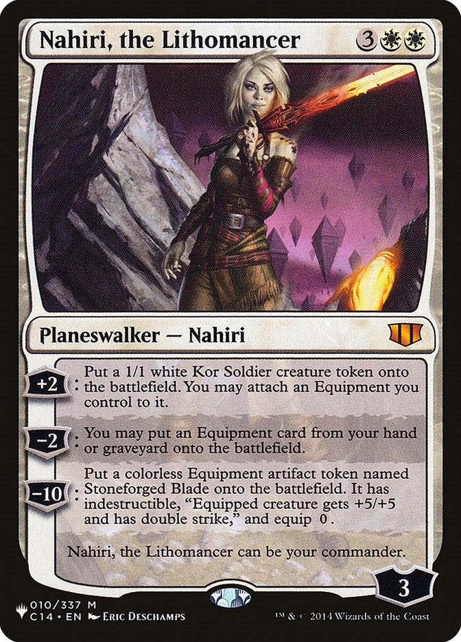 Image for Nahiri, the Lithomancer (010/337) (The List Reprints) - Magic: The Gathering