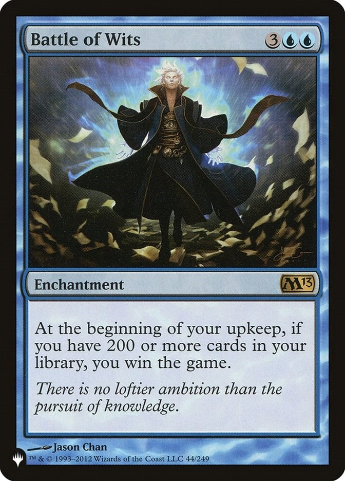 Image for Battle of Wits (44/249) (The List Reprints) - Magic: The Gathering