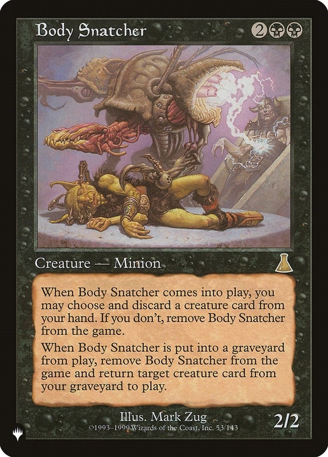 Image for Body Snatcher (53/143) (The List Reprints) - Magic: The Gathering