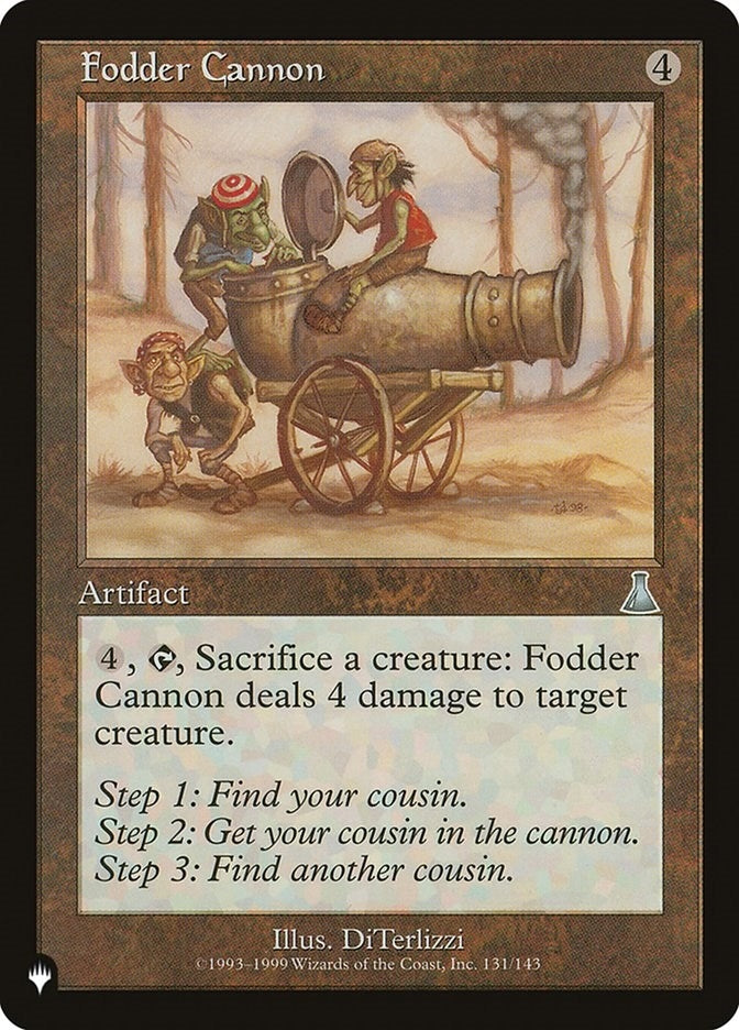 Image for Fodder Cannon (131/143) (The List Reprints) - Magic: The Gathering