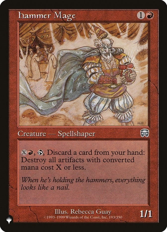 Image for Hammer Mage (193/350) (The List Reprints) - Magic: The Gathering