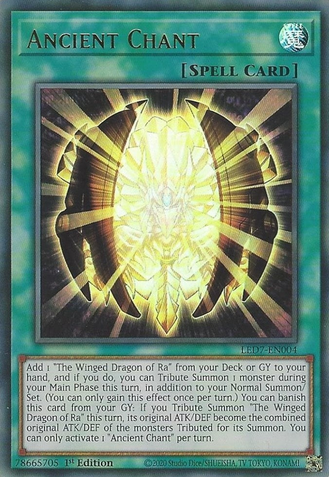 Image for Ancient Chant (LED7-EN004) (LED7) - YuGiOh