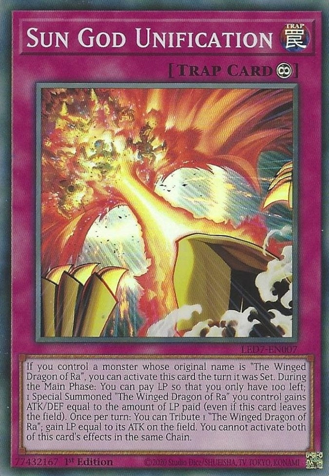 Image for Sun God Unification (LED7-EN007) (LED7) - YuGiOh