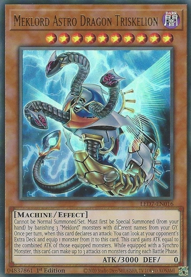Image for Meklord Astro Dragon Triskelion (LED7-EN016) (LED7) - YuGiOh