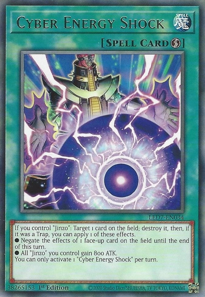 Image for Cyber Energy Shock (LED7-EN034) (LED7) - YuGiOh