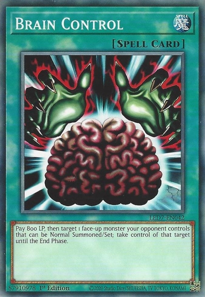 Image for Brain Control (LED7-EN042) (LED7) - YuGiOh