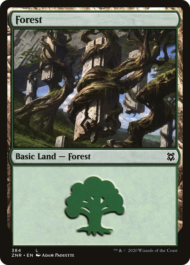 Image for Forest (384) (Zendikar Rising) - Magic: The Gathering