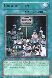 Image for Prohibition (PSV-039) (PSV) - YuGiOh