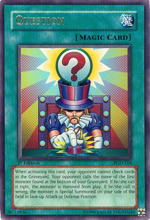 Image for Question (PGD-104) (PGD) - YuGiOh
