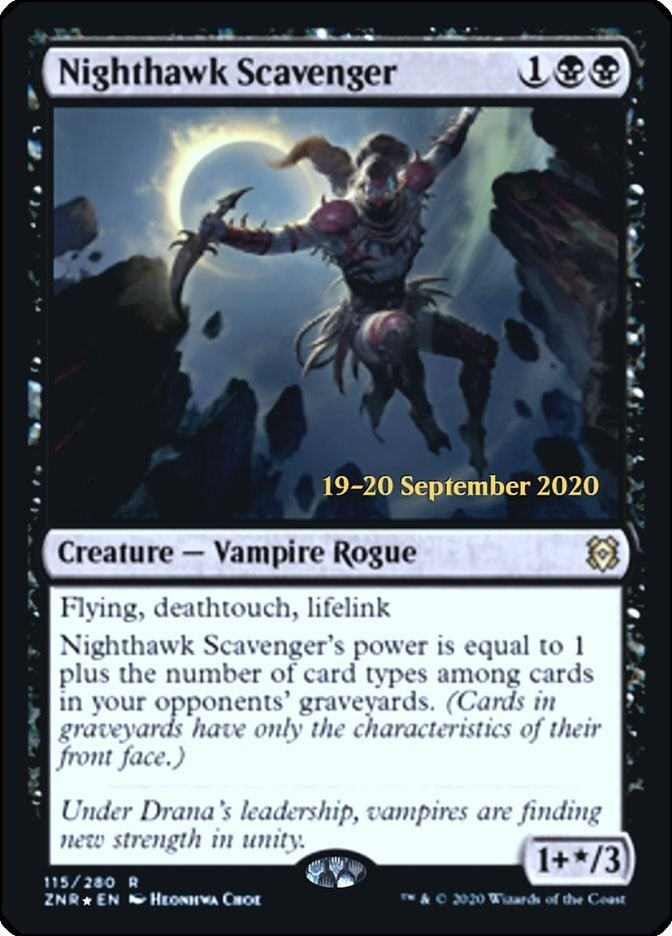 Image for Nighthawk Scavenger (115) (Prerelease Cards) - Magic: The Gathering