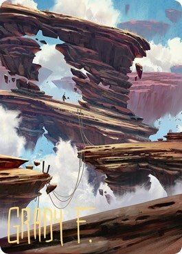 Image for Boulderloft Pathway Art Card (Gold-Stamped Signature) (22) (Zendikar Rising) - Magic: The Gathering
