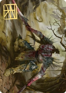 Image for Highborn Vampire Art Card (Gold-Stamped Signature) (55) (Zendikar Rising) - Magic: The Gathering