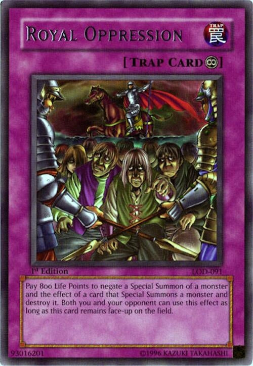 Image for Royal Oppression (LOD-091) (LOD) - YuGiOh