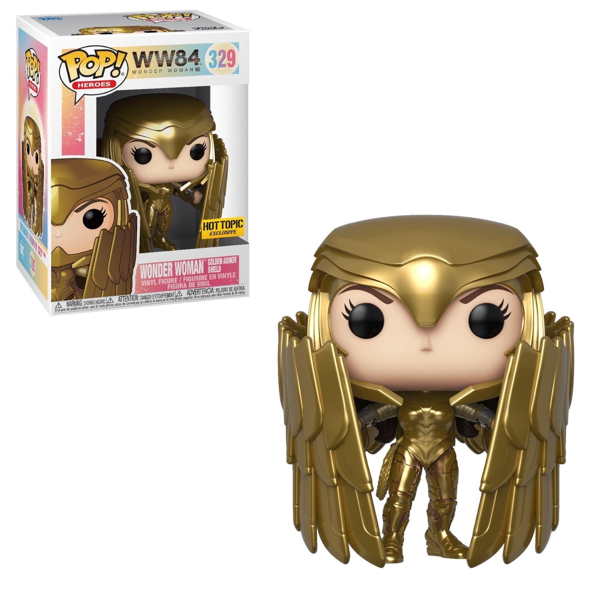 Image for WW84: Wonder Woman (Golden Armor Shield) (Hot Topic Exclusive) - Funko