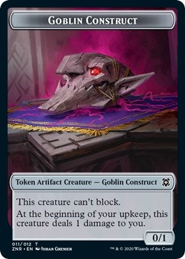 Image for Goblin Construct // Illusion Double-Sided Token (11 // 6) (Zendikar Rising) - Magic: The Gathering