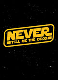 Image for Double Matte Art Sleeve - Never Tell Me the Odds (50-Pack) - Card Sleeves