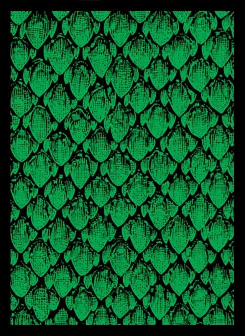 Image for Matte Sleeve - Dragon Hide Green (50-Pack) - Card Sleeves