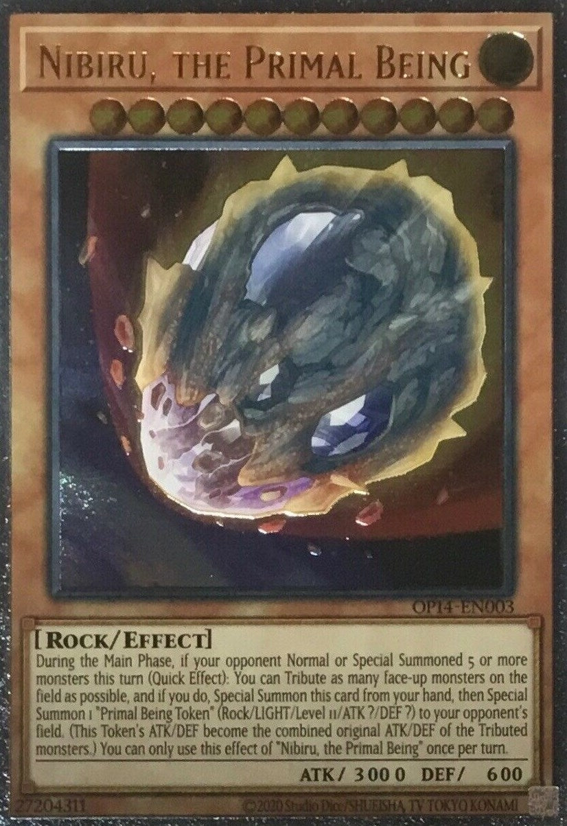 Image for Nibiru, the Primal Being (UTR) (OP14-EN003) (OP14) - YuGiOh