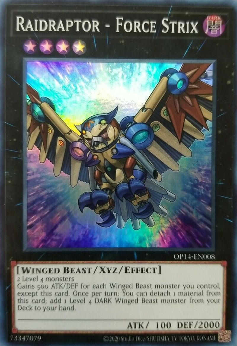 Image for Raidraptor - Force Strix (OP14-EN008) (OP14) - YuGiOh