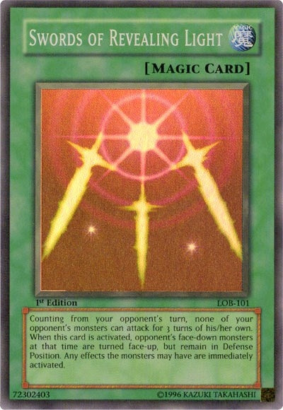 Image for Swords of Revealing Light (LOB-101) (LOB) - YuGiOh