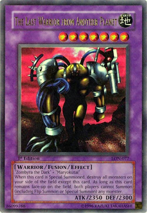Image for The Last Warrior from Another Planet (LON-077) (LON) - YuGiOh