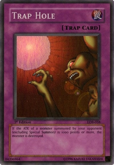 Image for Trap Hole (LOB-058) (LOB) - YuGiOh