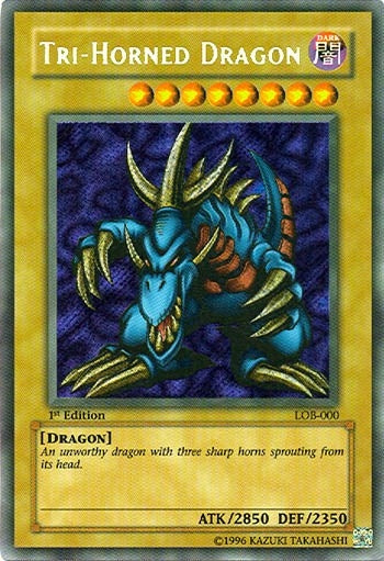 Image for Tri-Horned Dragon (LOB-000) (LOB-000) (LOB) - YuGiOh
