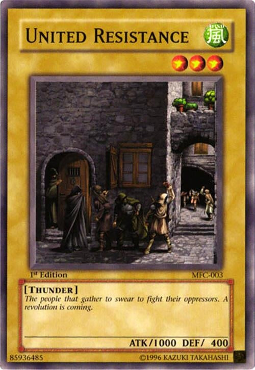 Image for United Resistance (MFC-003) (MFC) - YuGiOh