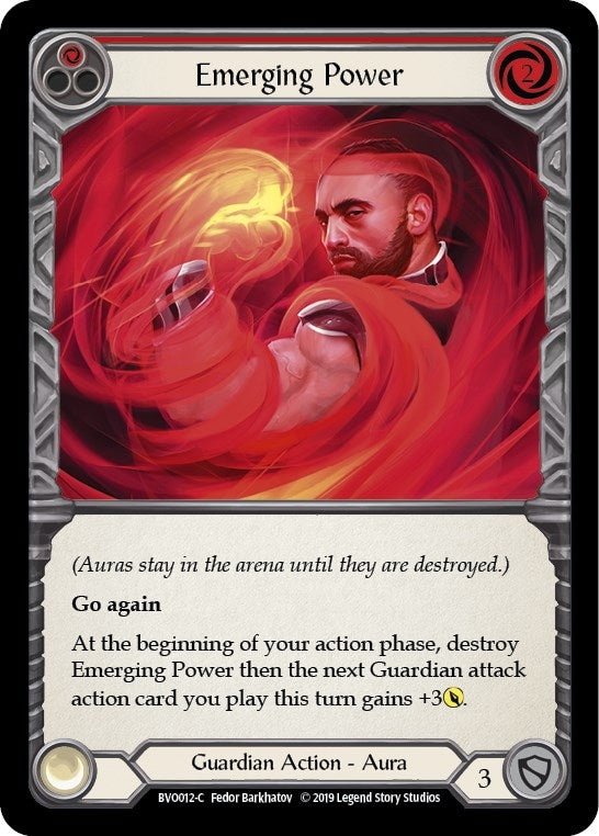 Image for Emerging Power (Red) (BVO012) (Hero Deck: Bravo) - Flesh and Blood TCG