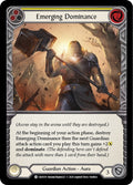 Image for Emerging Dominance (Yellow) (CRU039) (Crucible of War) - Flesh and Blood TCG