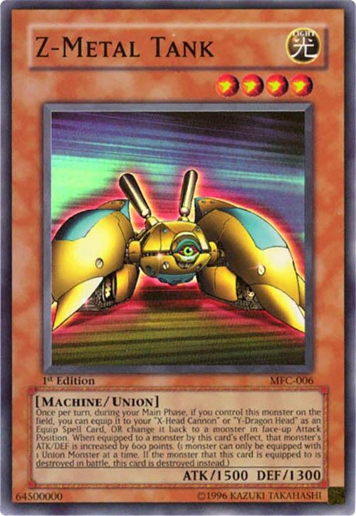 Image for Z-Metal Tank (MFC-006) (MFC) - YuGiOh