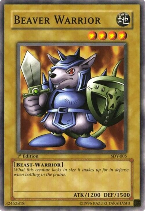 Image for Beaver Warrior (SDY-005) (SDY) - YuGiOh