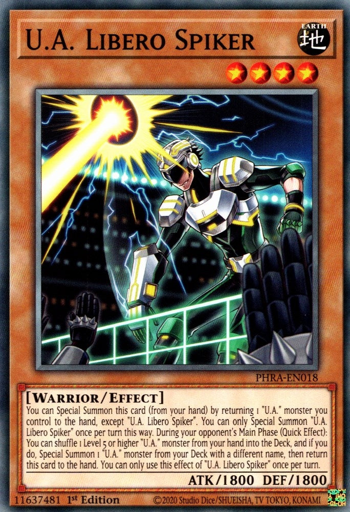 Image for U.A. Libero Spiker (PHRA-EN018) (PHRA) - YuGiOh