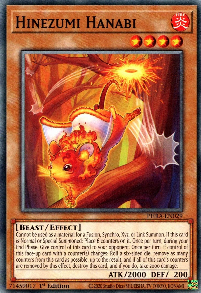 Image for Hinezumi Hanabi (PHRA-EN029) (PHRA) - YuGiOh