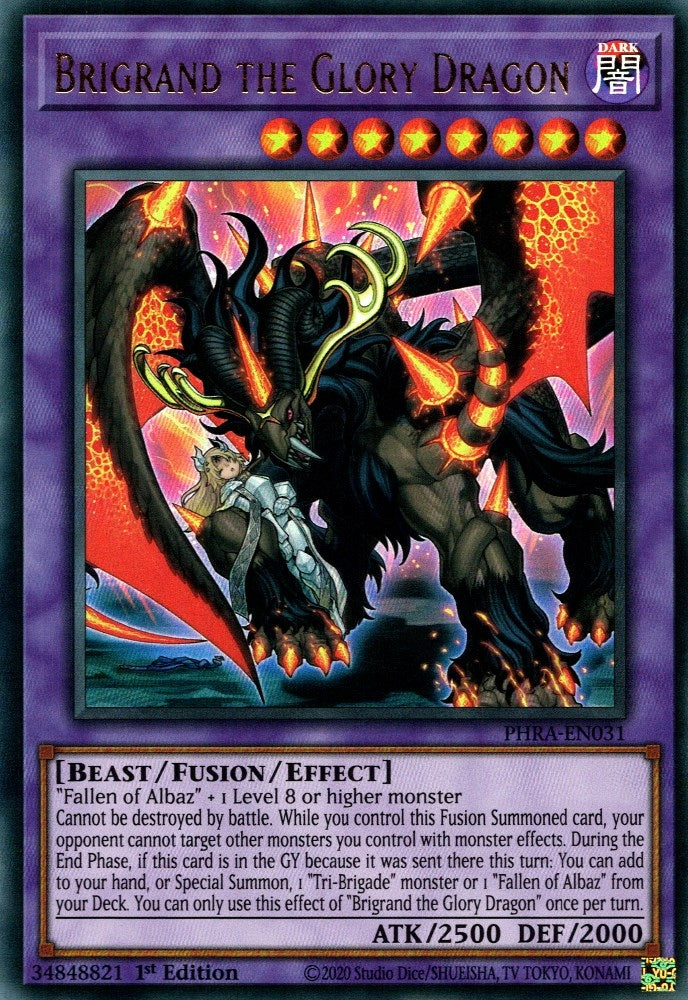 Image for Brigrand the Glory Dragon (PHRA-EN031) (PHRA) - YuGiOh