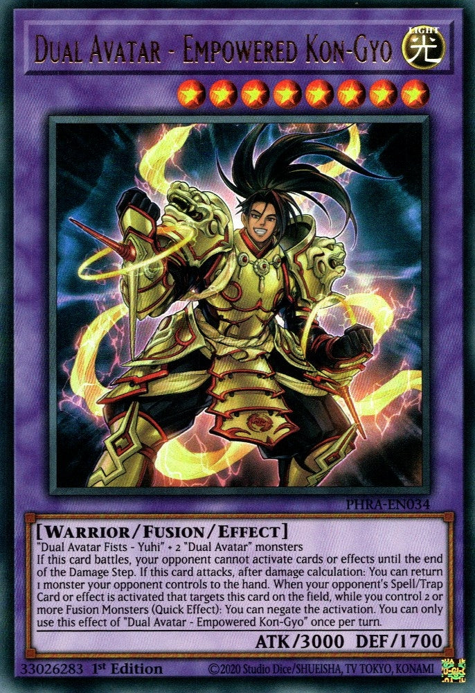 Image for Dual Avatar - Empowered Kon-Gyo (PHRA-EN034) (PHRA) - YuGiOh